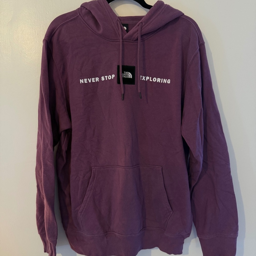 The North Face Purple Hooded Sweatshirt